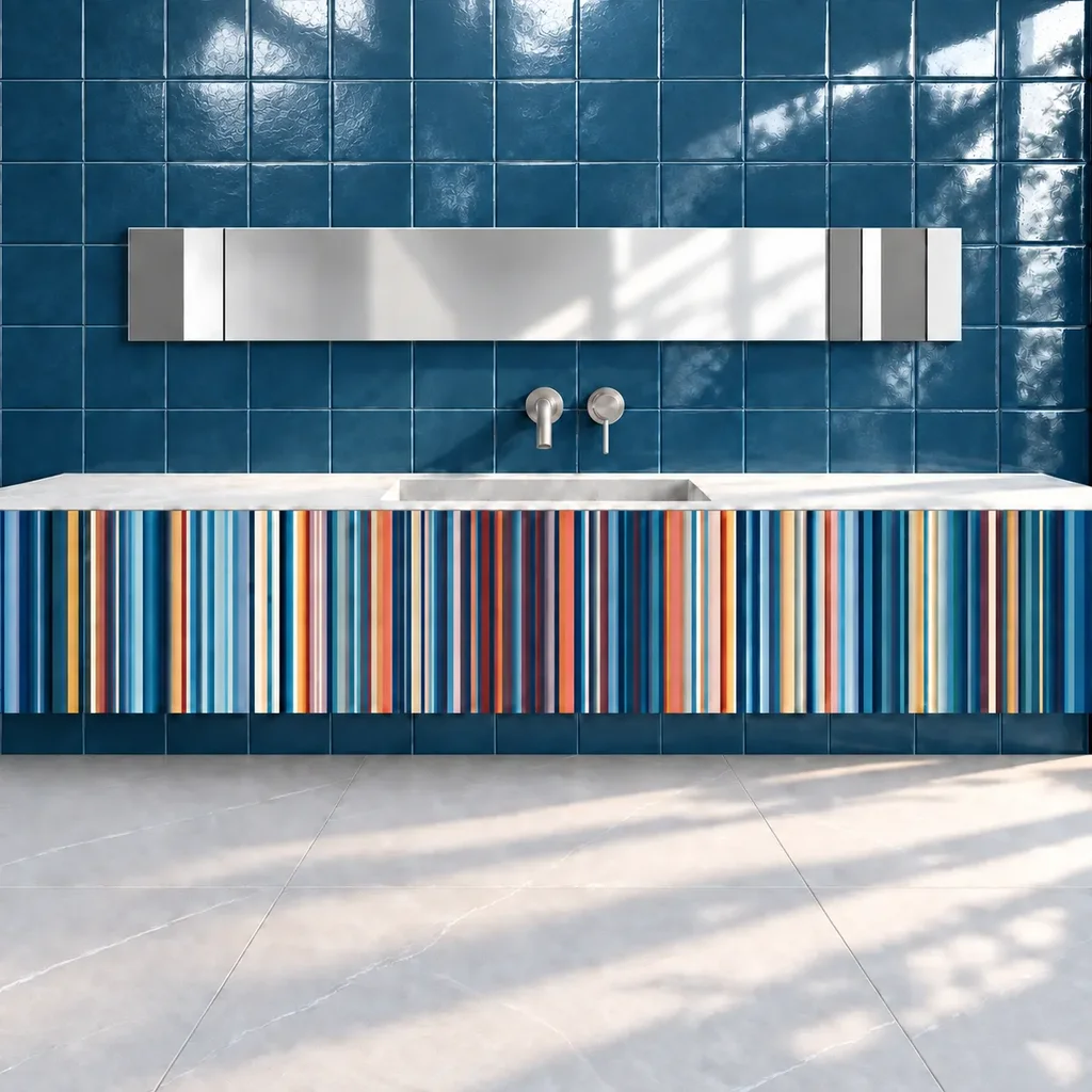 Squares blue + Slate grey